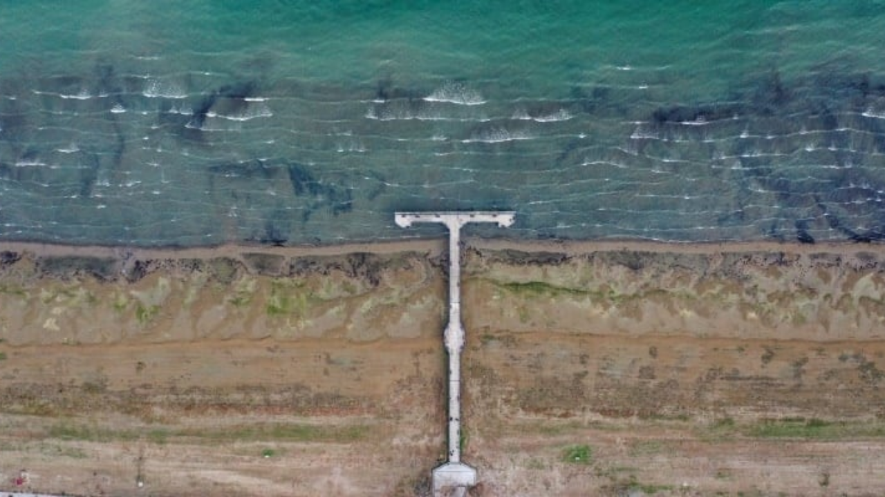 İznik Gölü 350 metre çekildi