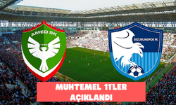 Amedspor'un Erzurumspor karşısındaki muhtemel 11’i açıklandı