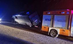 Yozgat-Çorum yolu üzerinde otobüs kazası: 23 yolcu hastaneye kaldırıldı