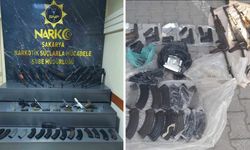 Polis memurunun aracında cephanelik ele geçirildi