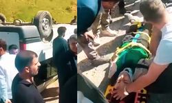 Hakkari’de öğrenci servisi kaza yaptı: 13 yaralı