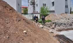 Okul inşaatında kafatası ve kemikler bulundu