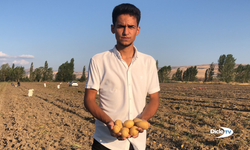 Çiftçi, satamadığı 8 ton patatesi ücretsiz dağıttı