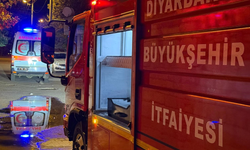 Diyarbakır’da bir evde patlama sonrası yangın çıktı