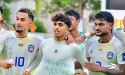 Tişörtüne "Özgür Filistin için dua edin" yazan futbolcuya ceza