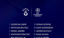 Galatasaray’ın Şampiyonlar Ligi kadrosu belli oldu
