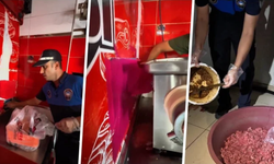 Temiz eti bölmeye kaldırıp bozuk eti çeken kasap mühürlendi