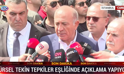 Gürsel Tekin CHP İstanbul İl Başkanlığı önüne geldi