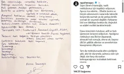 İmamoğlu’ndan Oğuzhan Uğur’a destek mektubu