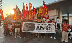 Filistin eyleminde basın açıklaması okuyan kişiye "Cumhurbaşkanı'na hakaret"ten tutuklama