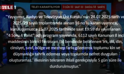 TELE1 ekranı beş günlüğüne karartıldı