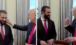 Trump önce parfüm sıktı, sonra "Kaç eşin var?" diye sordu