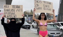 Melisa Aydınalp’ten erkek şiddetine karşı eylem