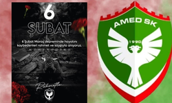 Amedspor’dan 6 Şubat anması: “Unutmadık, Unutmayacağız”