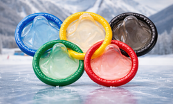 Kış Olimpiyatları'nda prezervatif rekoru: Sporcular bitirdi!