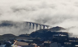 Kulp’ta sis kartpostallık manzaralar oluşturdu