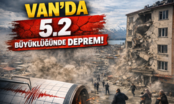 Van'da 5.2 büyüklüğünde deprem: 5 ilde hissedildi, can kaybı yok
