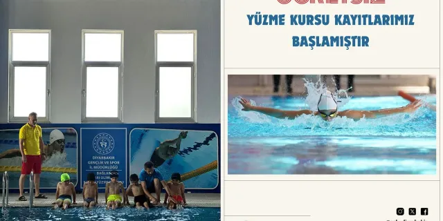 Diyarbakır'da çocuklara yüzme müjdesi
