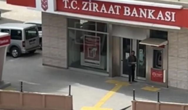 Gündüz vakti fıkra gibi banka soygunu girişimi