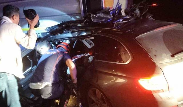 Kahramanmaraş'ta feci kaza! 1 ölü, 1 yaralı