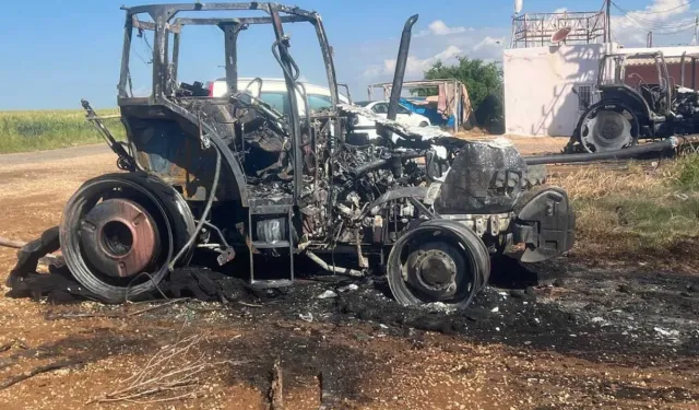Mardin’de bir çiftçiye ait mallar yakıldı