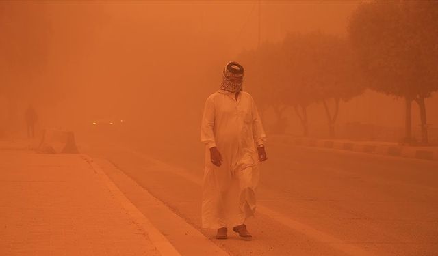Anbar’da kum fırtınası: 27 kişi hastanelik oldu