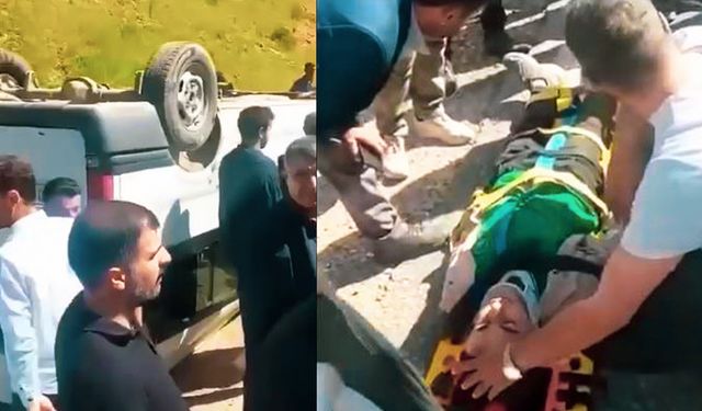 Hakkari’de öğrenci servisi kaza yaptı: 13 yaralı