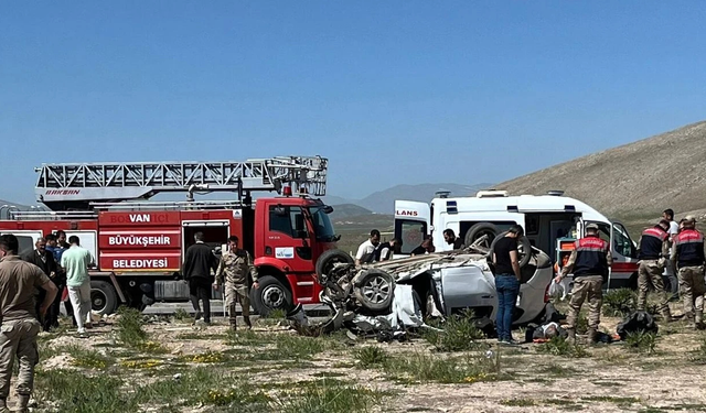 Van’da korkunç kaza: 4 ölü