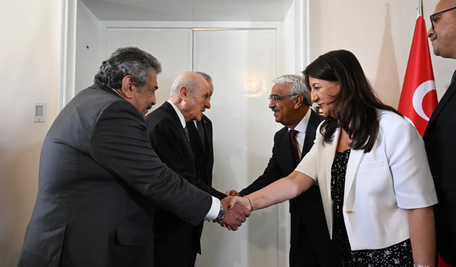 DEM Parti İmralı Heyeti Bahçeli ile görüştü