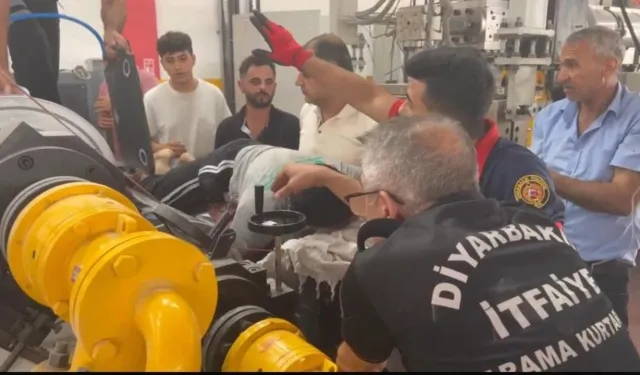 Diyarbakır OSB'de iş kazasında bir kişi yaralandı