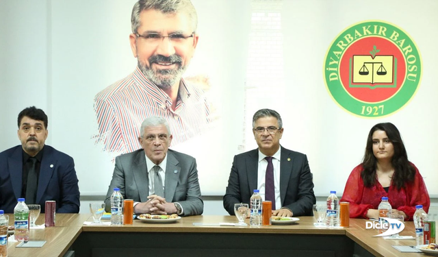 Musavat Dervişoğlu’ndan Diyarbakır Barosu’na ziyaret