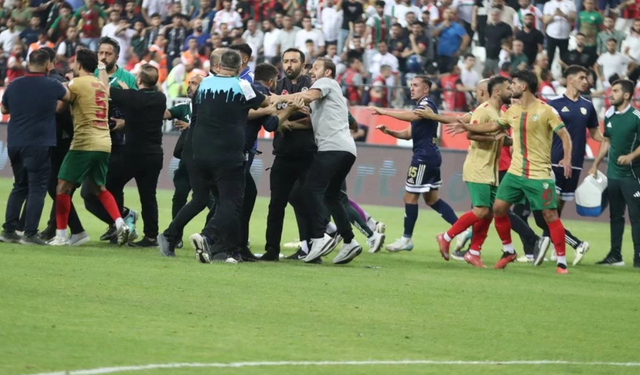 Amedspor-Erzurumspor maçına ağır cezalar: Toplam 24 maç men