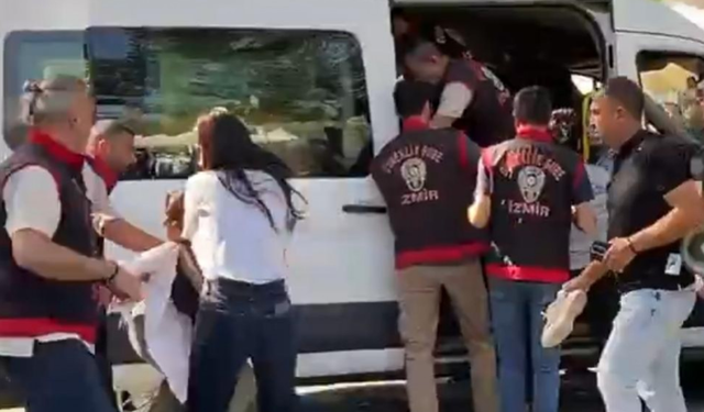 Ege Üniversitesi'nde yemek zammı protestosuna müdahale