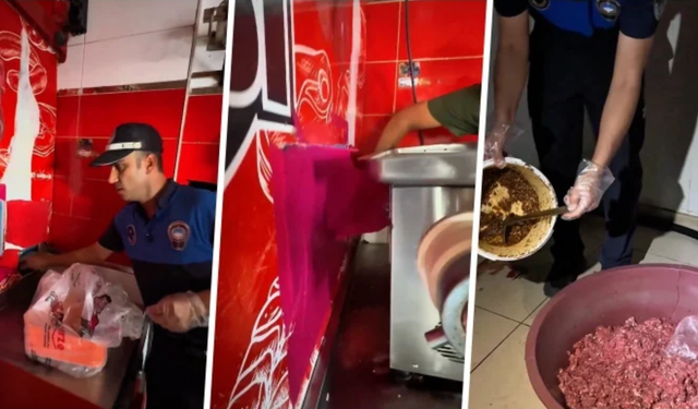 Temiz eti bölmeye kaldırıp bozuk eti çeken kasap mühürlendi