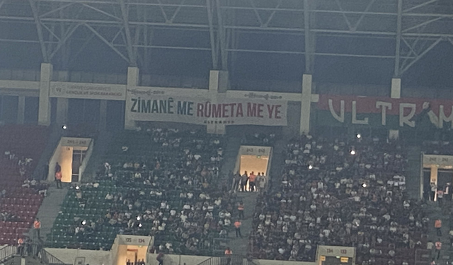 Amedspor'dan TFF'ye "Kürtçe" göndermesi