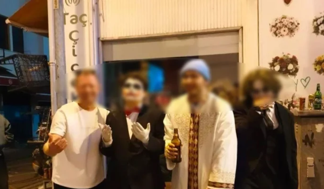 İmam cübbesiyle partiye katıldığı için gözaltına alınan genç serbest