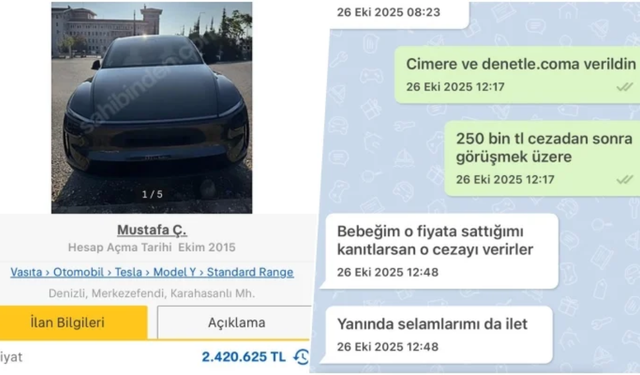 Aracına farklı fiyat isteyip 'Selam söyle bebeğim' diyen satıcıya ceza