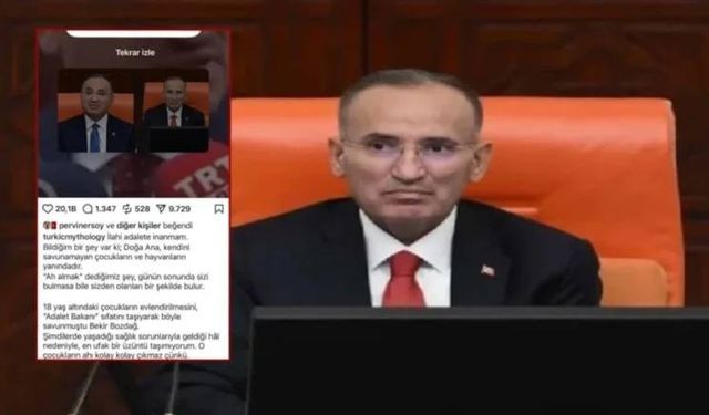 Bakan Ersoy’un eşi Pervin Ersoy’dan Bekir Bozdağ paylaşımına beğeni