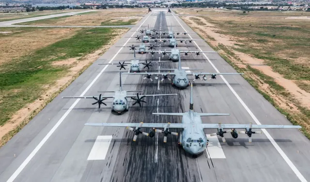 Yunan Hava Kuvvetleri'nin C-130 paylaşımı tepki topladı