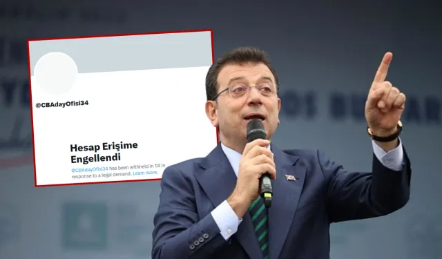 İmamoğlu’nun Aday Ofisi hesabı tamamen erişime engellendi