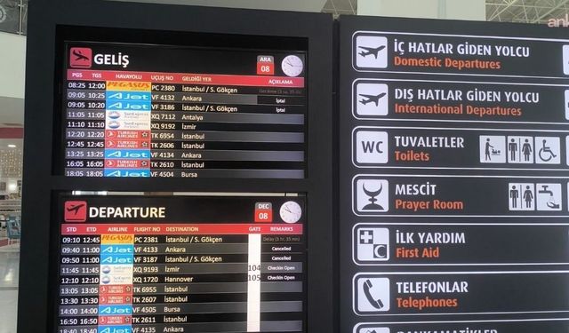 Diyarbakır’da tüm uçuşlar iptal edildi