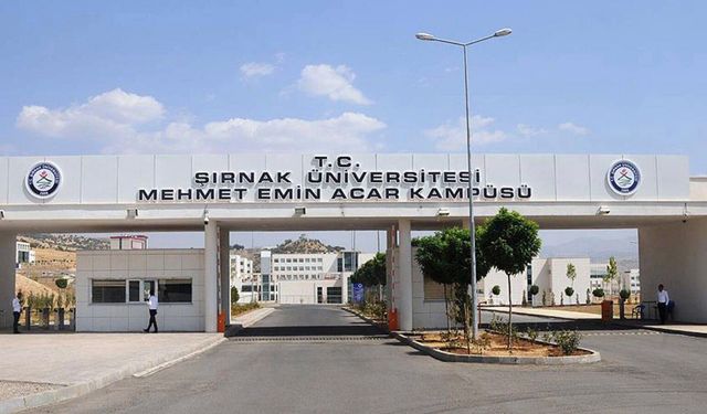 Şırnak Üniversitesi'nde kişiye özel ilan: Tezini dahi yazdılar