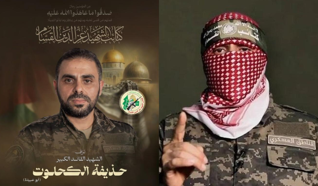 Hamas, öldürülen Ebu Ubeyde'yi ilk kez yüzü açık paylaştı