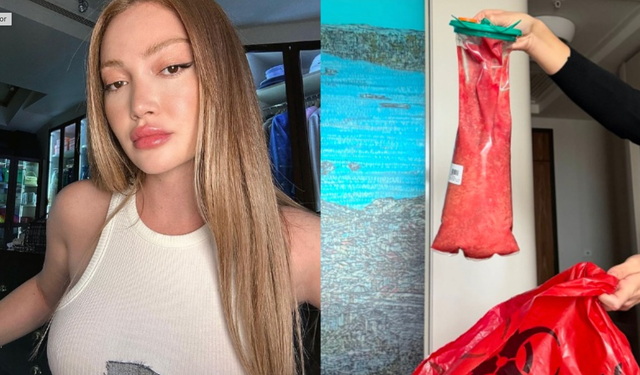 Beşinci kalça ameliyatı: Danla Bilic, vücudundan çıkan dolguyu paylaştı