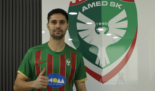 Amedspor, kış transfer sezonunu ilk transferini duyurdu!