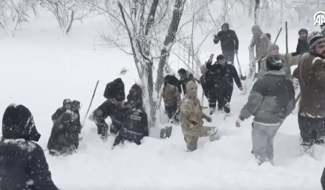 Van’ın Çatak ilçesinde çığ: Bir ölü