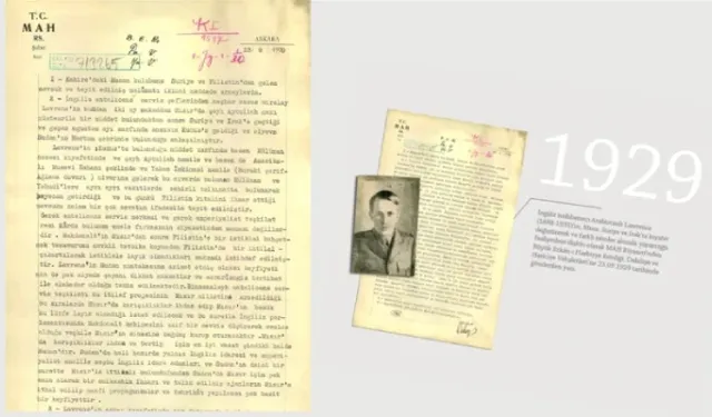 MİT, 'Arabistanlı Lawrence' hakkındaki belgeyi paylaştı