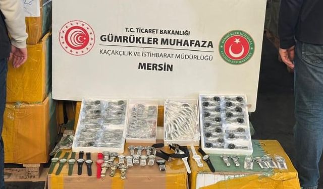 Kaçak kol saati operasyonu: Saatlerin bedeli dudak uçuklattı