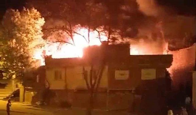 Diyarbakır Bağlar'da bir ev ateşe verildi