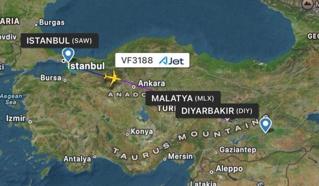 İstanbul–Diyarbakır uçuşunda üst üste iki aksaklık